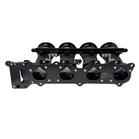 Silver Honda K20A/K24 DC5/EP3 45mm EFI Throttle Bodies Silver - Electric Water Pump Required