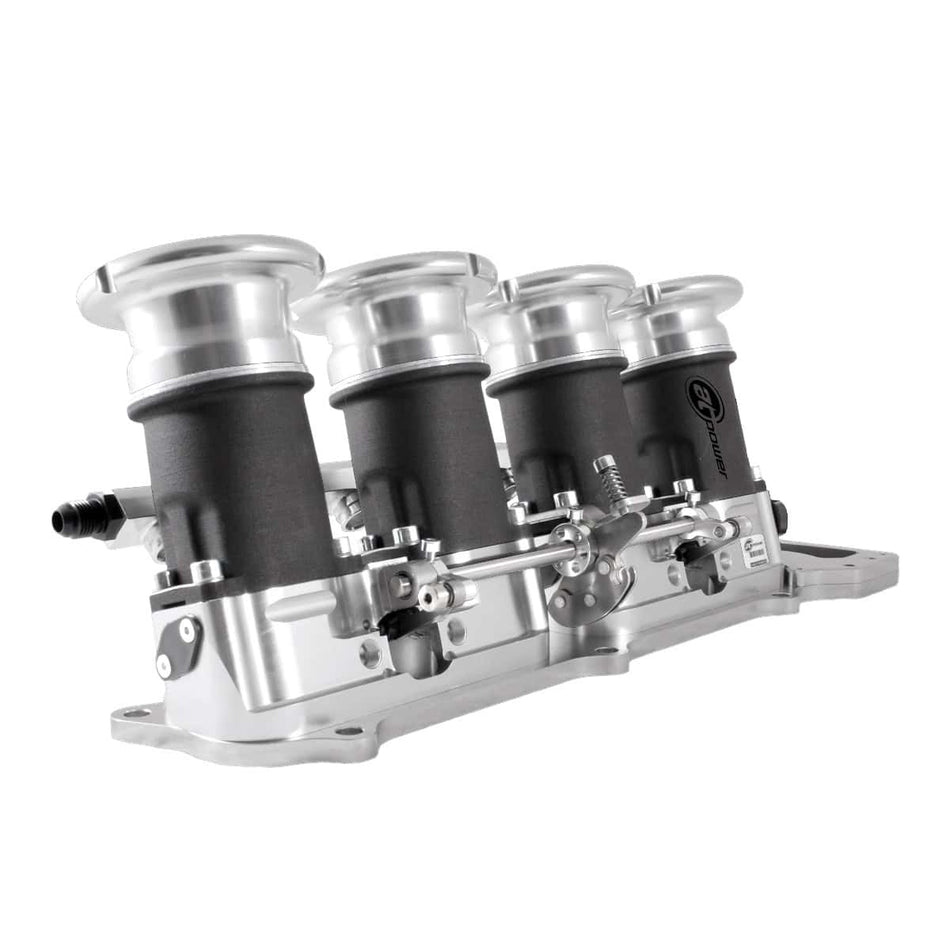 Silver Honda K20A/K24 DC5/EP3 45mm EFI Throttle Bodies Silver - Electric Water Pump Required