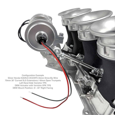 Customise Honda K20A/K24 DC5/EP3 45mm EFI Throttle Bodies - For use with OEM water pump & Fuel Rail