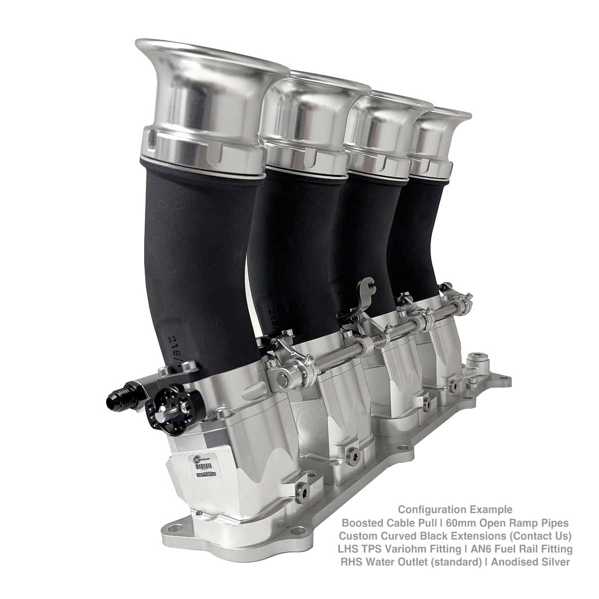 Customise Honda K20A/K24 FN2/FD2 50/55mm EFI Throttle Bodies - Electric Water Pump Required