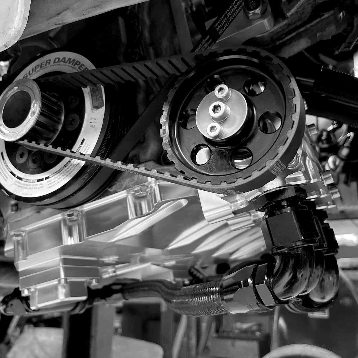 Honda K20A / K24 Belt-Driven Dry Sump Kit