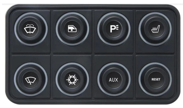 Ecumaster 8 Key Canbus Keyboard