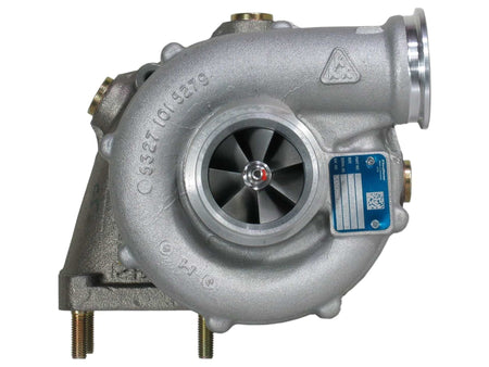 Funk Motorsport Borg Warner KKK K26 turbo blanket wrapped around a turbocharger for heat insulation and protection.
