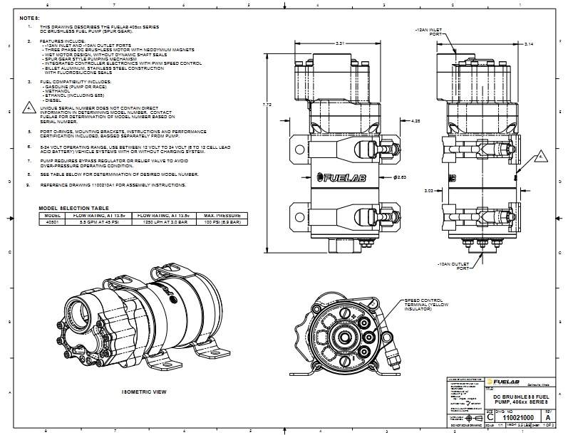  Fuelab 40501 Diagrams