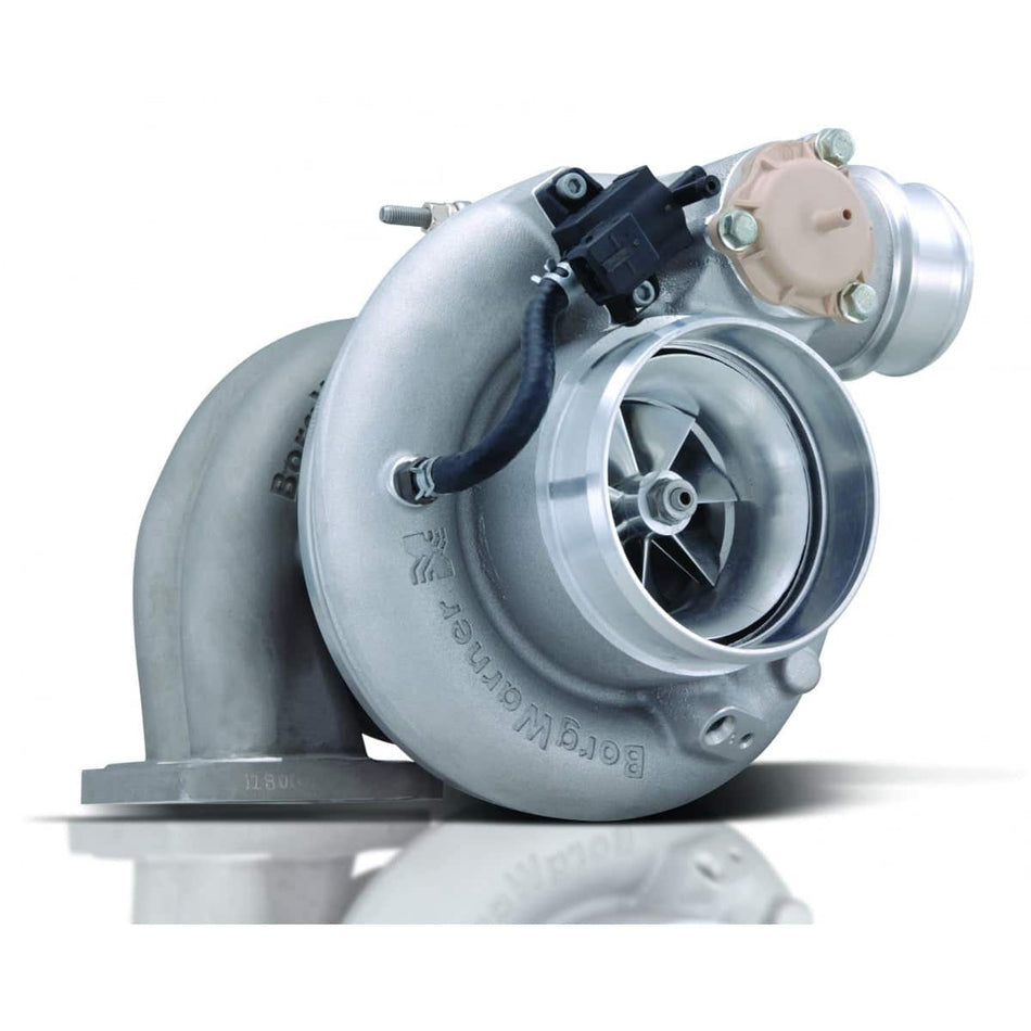 Funk Motorsport Borgwarner EFR 7670 Turbo Blanket wrapped around a turbocharger for heat insulation and protection.