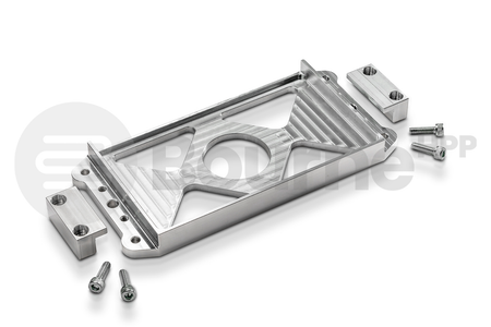CNC ECU mounting bracket with bolts
