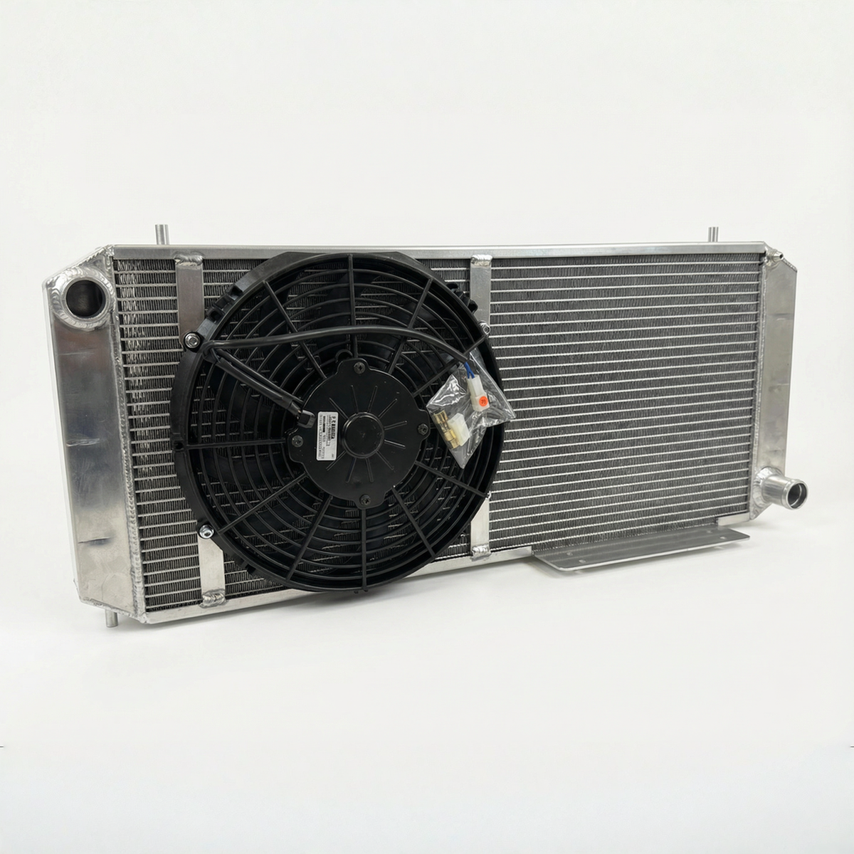 Alloy Car Radiator with Bourne HPP Branding rear shot