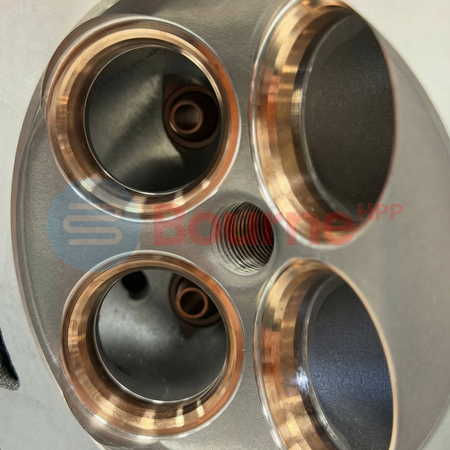 Bourne HPP Honda S2000 Cylinder Head Beryllium Guides and Seats white background