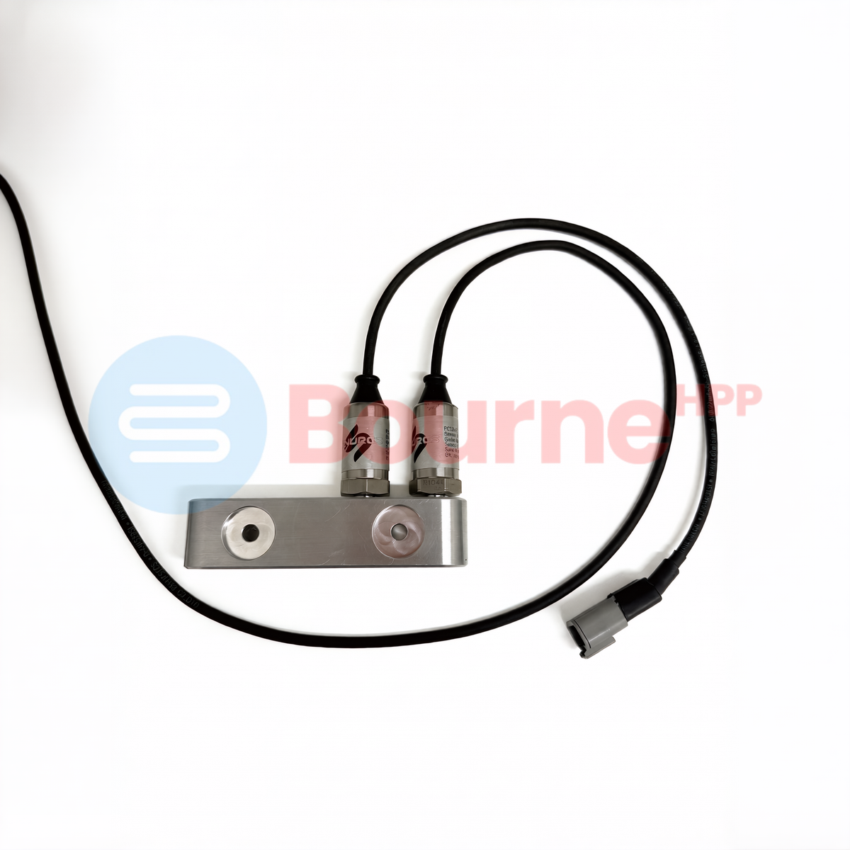 Bourne HPP Sensor Block with Syvecs Pressure Sensors white background