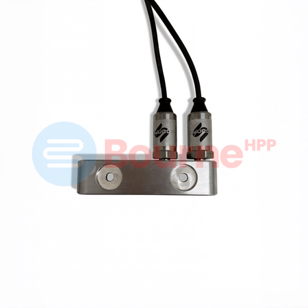 Bourne HPP Sensor Block witn Syvecs Pressure Sensors top white background