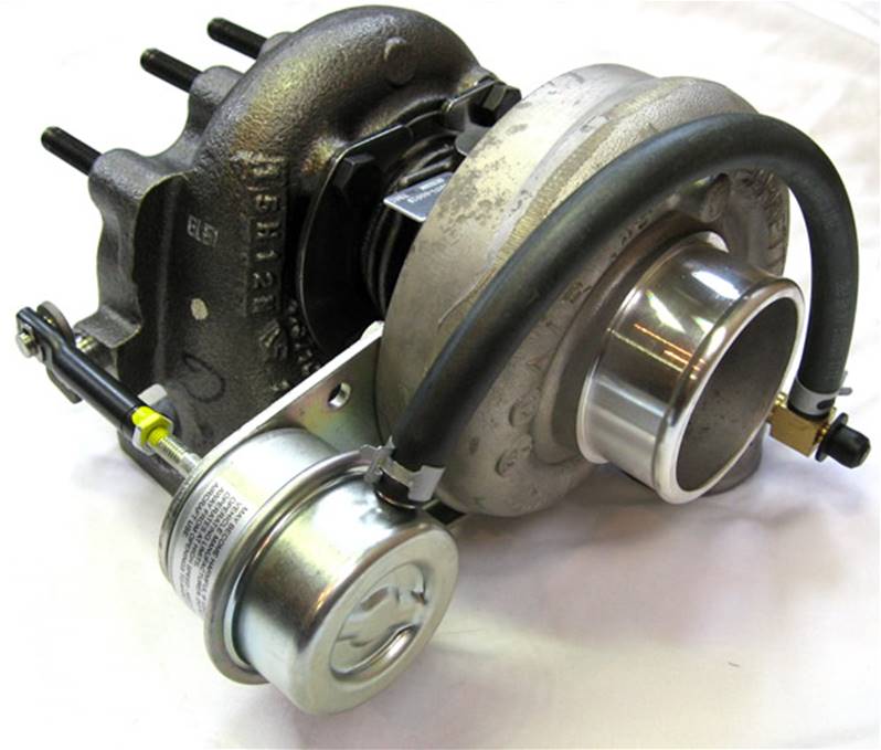 Funk Motorsport Garrett ETC8751 Turbo Blanket wrapped around a turbocharger for heat insulation and protection.