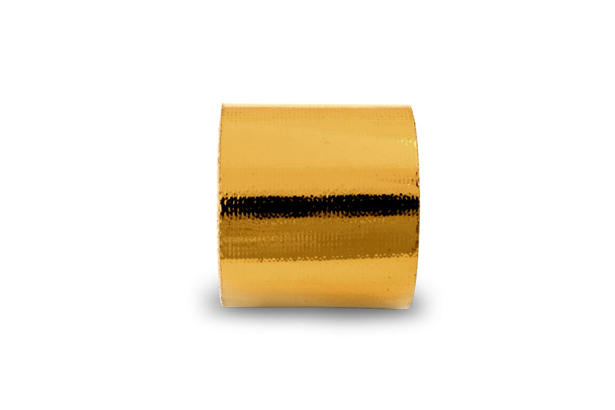 Reflective Funk Gold heat tape from Funk Motorsport, designed for automotive thermal insulation and heat management applications.
