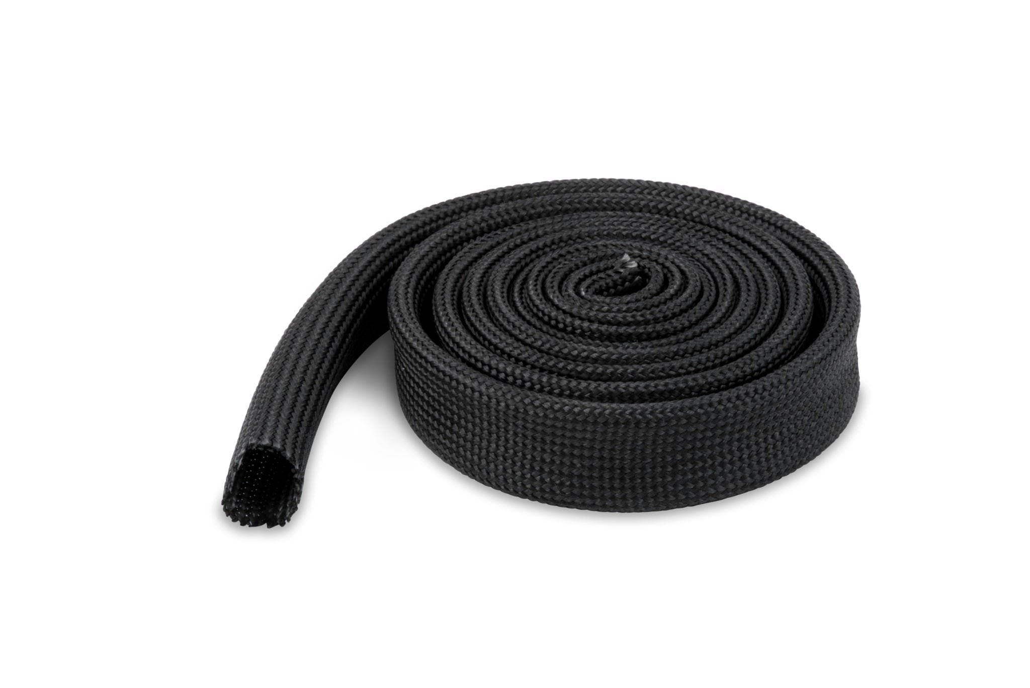 Heat protection sleeving by Funk Motorsport for HT leads and wiring, shown wrapped around automotive cables for insulation.