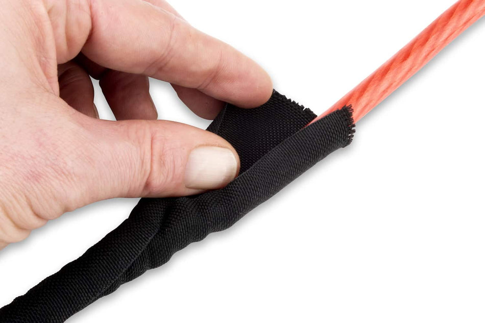 Black self-wrap heat protection sleeving from Funk Motorsport, designed for heat shielding and cable protection.