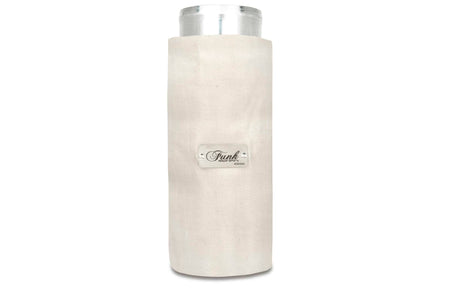 Funk Motorsport exhaust blanket wrap around for exhaust protection, showing the heat-resistant fabric and secure fastening in use.