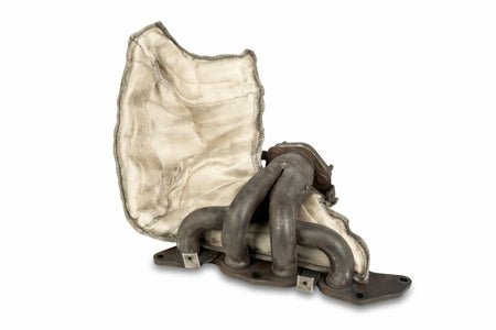 Funk Motorsport Ford Fiesta ST150 exhaust manifold blanket, heat-resistant exhaust protection for improved engine safety.