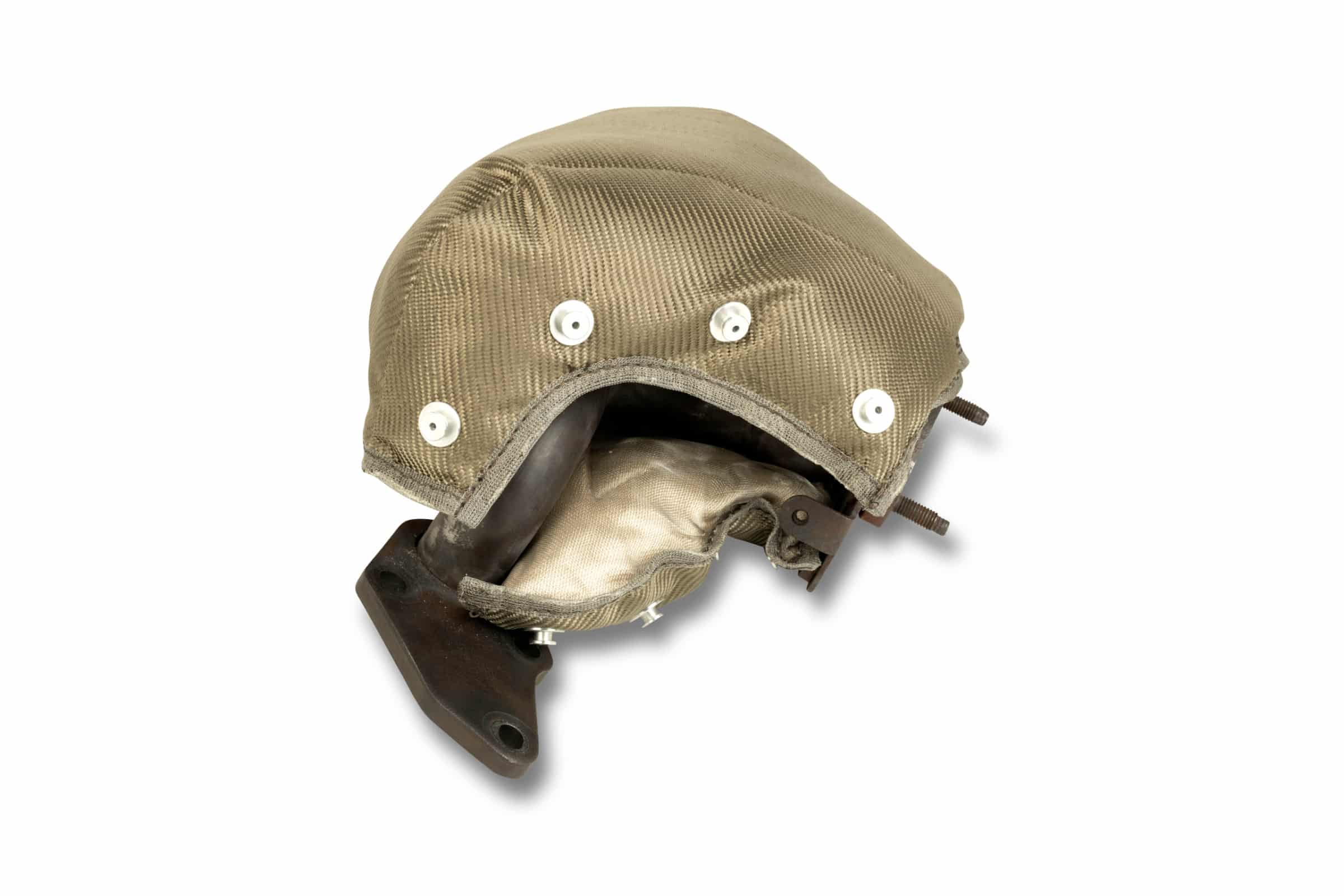 Funk Motorsport Ford Fiesta ST150 exhaust manifold blanket, heat-resistant exhaust protection for improved engine safety and performance.