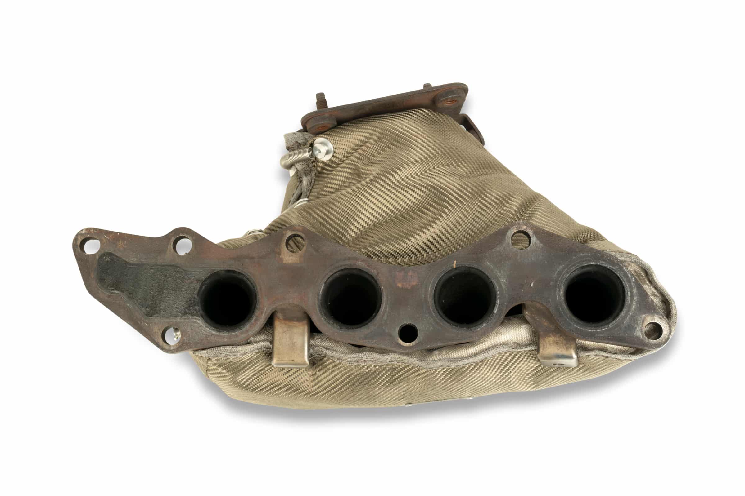 Funk Motorsport Ford Fiesta ST150 exhaust manifold blanket, heat-resistant exhaust protection for improved performance and safety.