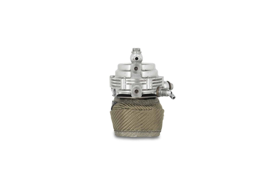 Funk Motorsport External Wastegate Blanket for wastegate protection, shown in black with branded logo and secure fastening.