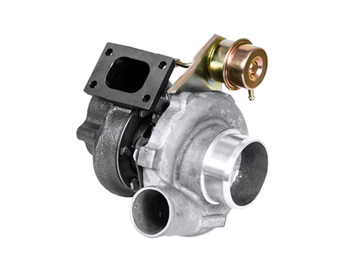Garrett GT2860 Turbo Blanket by Funk Motorsport, heat-resistant wrap for turbochargers, shown on a turbo engine component.