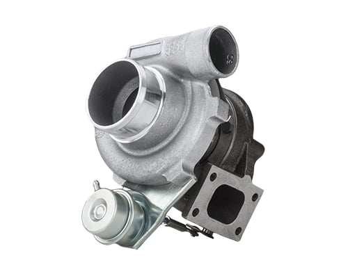 Funk Motorsport Garrett GT2871r turbo blanket wrapped around a turbocharger to reduce heat and improve performance.