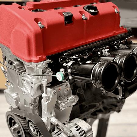 Silver Honda K20A/K24 DC5/EP3 45mm EFI Throttle Bodies Silver - Electric Water Pump Required
