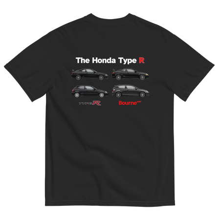 Honda Type R Premium Heavyweight Graphic T-Shirt Back 