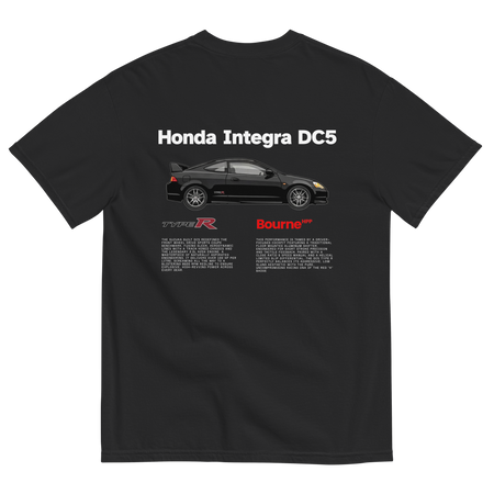 Integra Type R DC5 Graphic Tshirt Bourne HPP Back