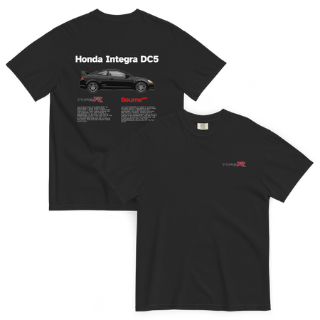 Integra Type R DC5 Graphic Tshirt Bourne HPP Back and Front