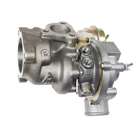 Funk Motorsport Borg Warner KKK K04-15 turbo blanket wrapped around a turbocharger for heat insulation and protection.