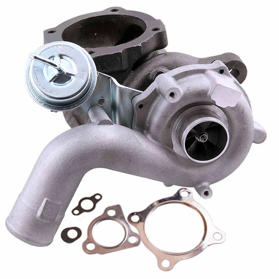 Funk Motorsport Borg Warner KKK K04-001 turbo blanket on VW Audi 1.8T turbocharger, provides heat shielding and protection.