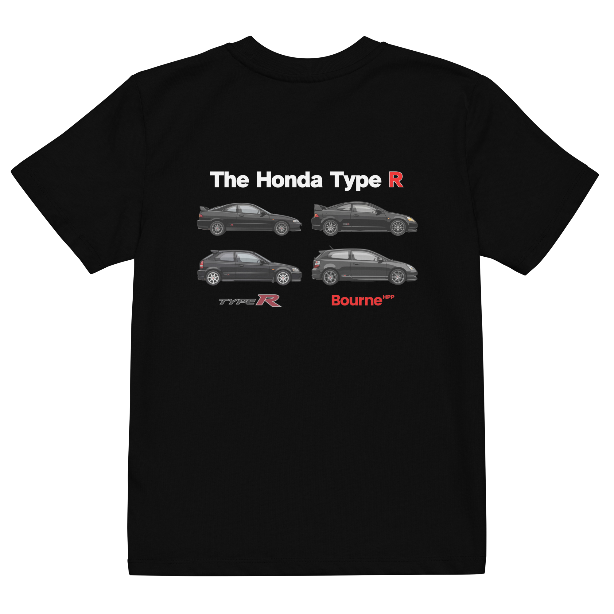 Kids Type R T shirt Bourne HPP EP3 DC5 EK9 EJ9 back