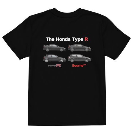 Kids Type R T shirt Bourne HPP EP3 DC5 EK9 EJ9 back