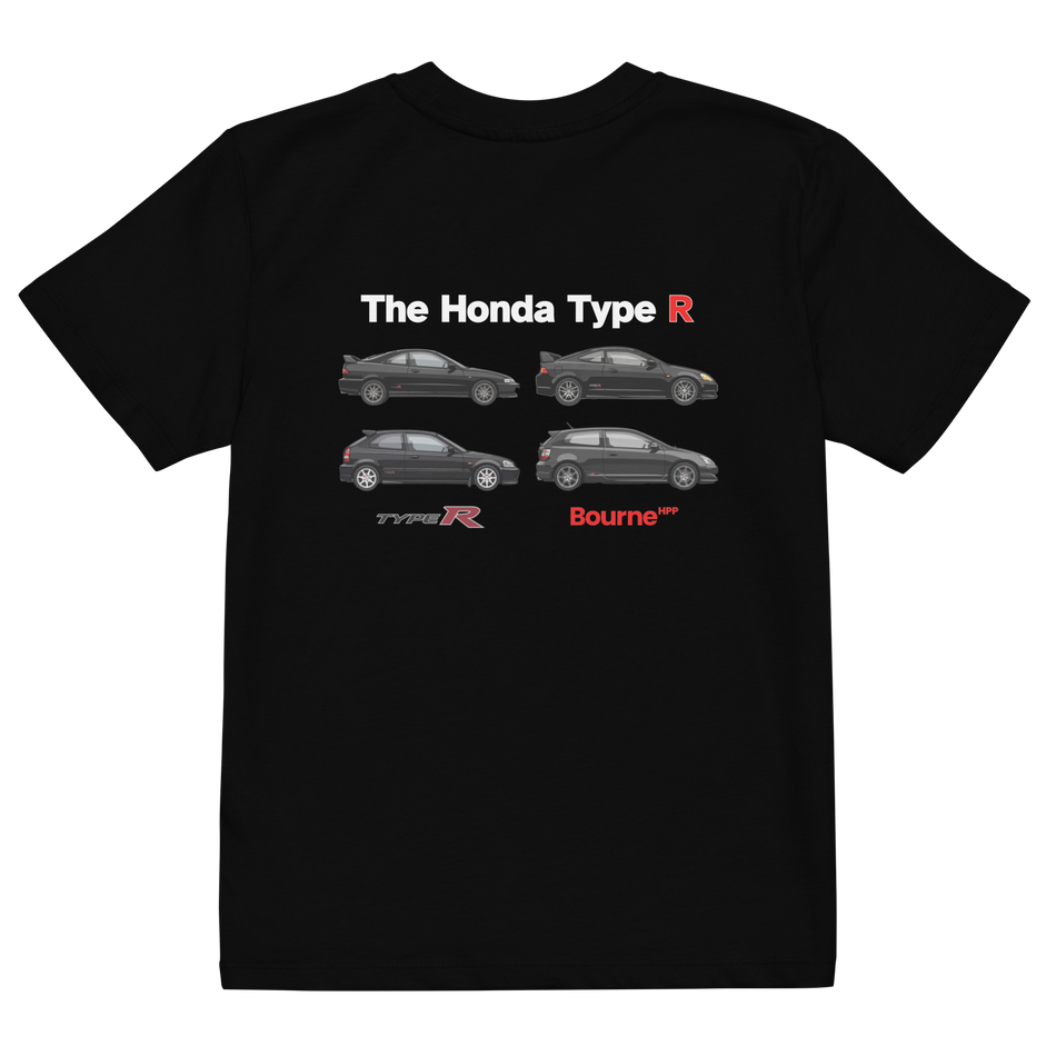 Kids Type R T shirt Bourne HPP EP3 DC5 EK9 EJ9 back