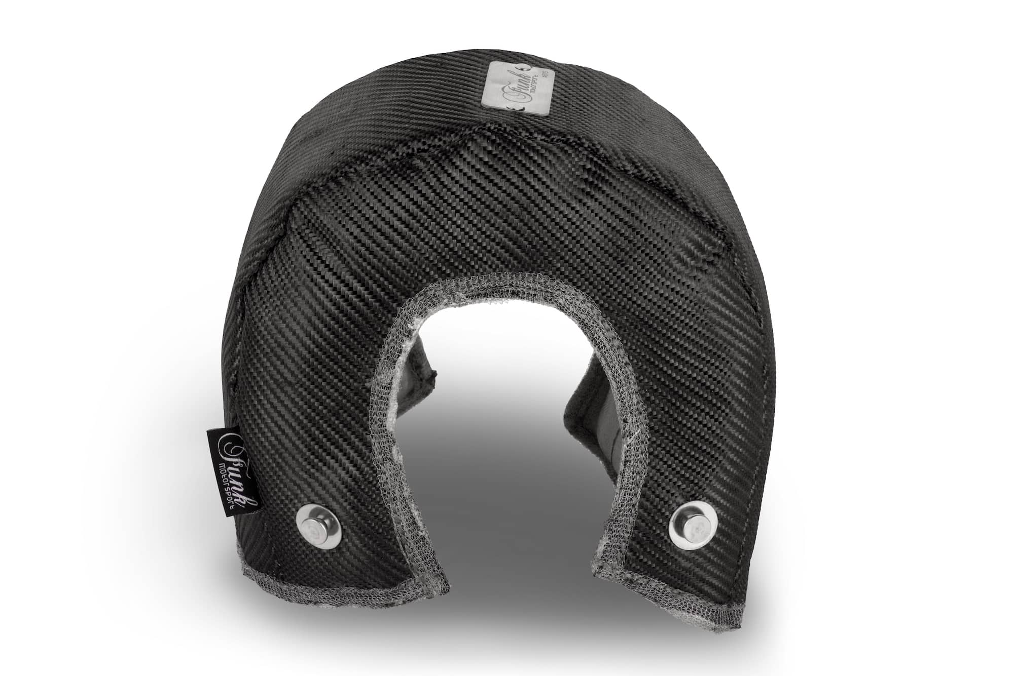 Funk Motorsport Audi S4 B9 turbo blanket installed on turbocharger, designed for Audi A4, S4, and RS4 models.