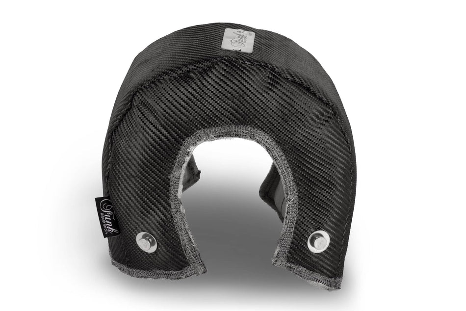 BMW X6M F96 twin turbo blanket by Funk Motorsport, designed for BMW 6 Series turbo engines, shown draped over the engine bay.