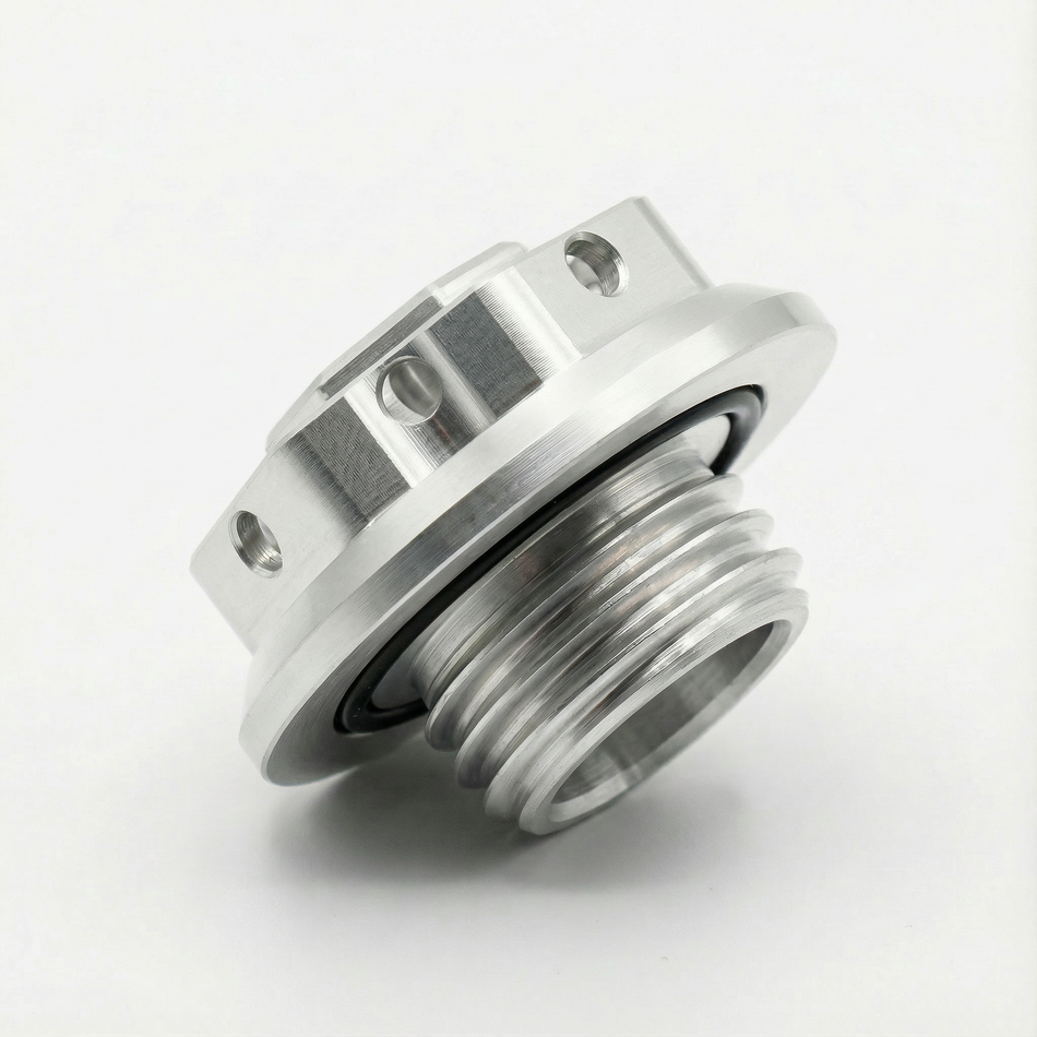 Oil Filler Cap - Polished Aluminium M33 x 3.5mm - Bourne HPP