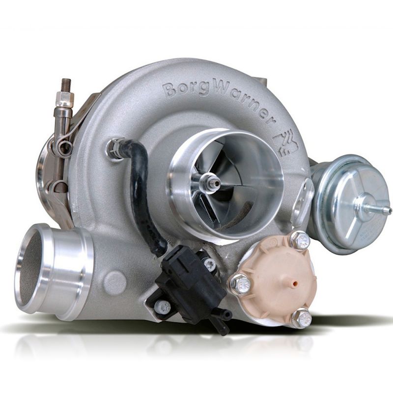 Funk Motorsport Borgwarner EFR 7163 Turbo Blanket wrapped around turbocharger for heat insulation and protection.