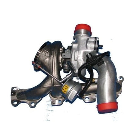 Funk Motorsport Borg Warner KKK K04-49 turbo blanket wrapped around a turbocharger, providing heat insulation and protection.