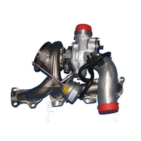 Funk Motorsport Borg Warner KKK K04-49 turbo blanket wrapped around a turbocharger, providing heat insulation and protection.