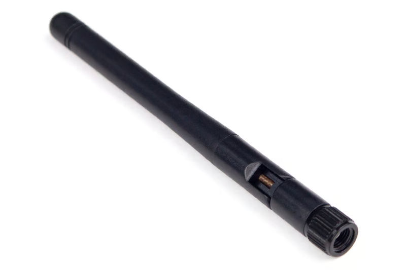Haltech Wi-Fi antenna for Nexus series, 108mm length, 2.4GHz wireless accessory with sleek design and durable build.