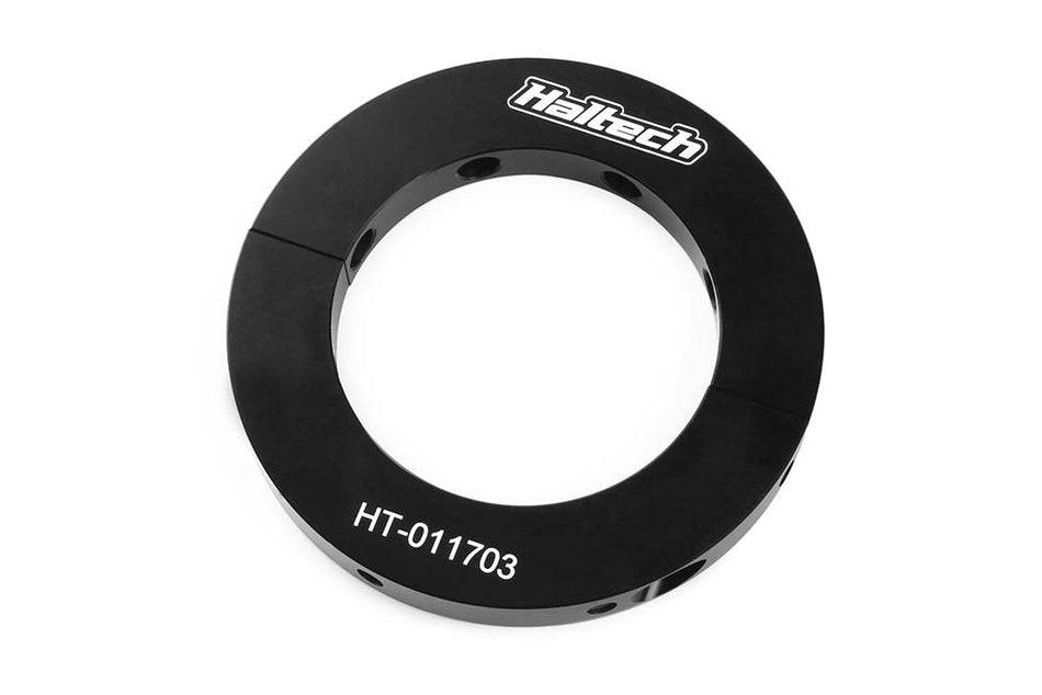 Haltech driveshaft split collar with 2.187-inch I.D. and 8 magnets, suitable for automotive accessories and drive systems.