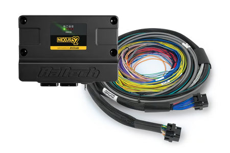 Haltech Nexus S2 Honda OBD-I plug and play adapter harness kit with connectors and wiring for easy installation.