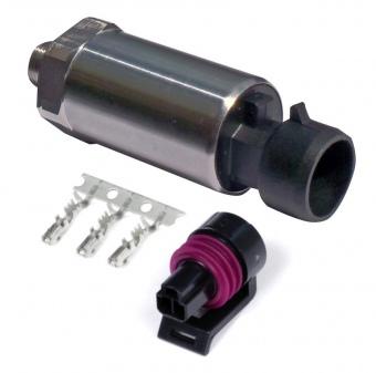Haltech 5 Bar Motorsport stainless steel diaphragm MAP sensor with digital connectors and compact design.