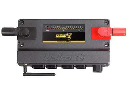 Haltech Nexus R5 universal wire-in harness kit with 2.5m length, featuring multiple connection points and durable wiring for vehicle electronics