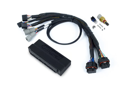 Haltech Nexus S3 Plug 'n' Play Adapter Harness Kit for Honda OBD-I, showing the wiring harness and connection ports.
