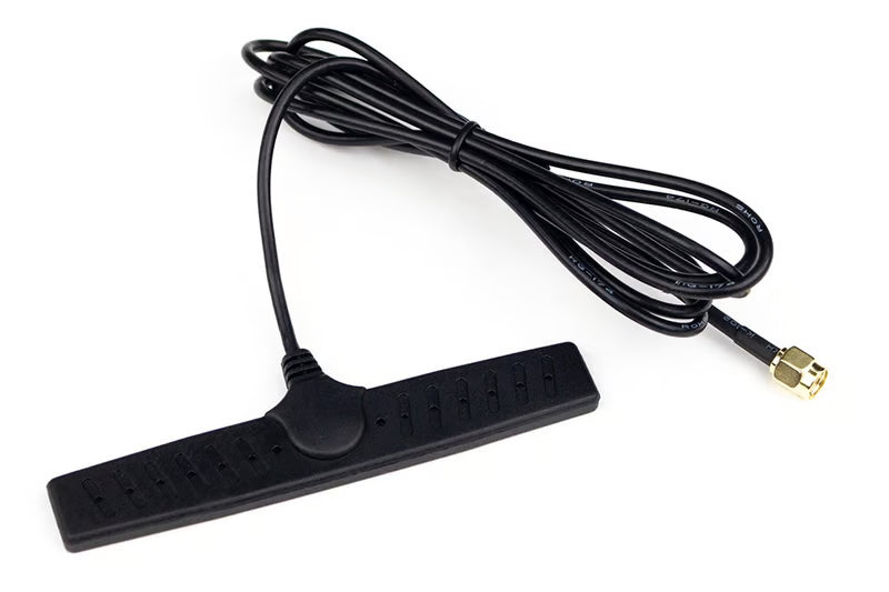 Haltech Wi-Fi antenna glass mount for Nexus series, 2.4GHz accessory with clear mounting on vehicle glass.