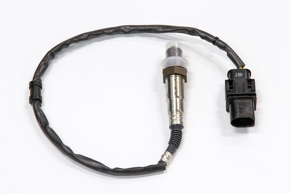 Haltech Bosch LSU 4.9 wideband sensor with factory connector for accurate fuel and air mixture measurement.