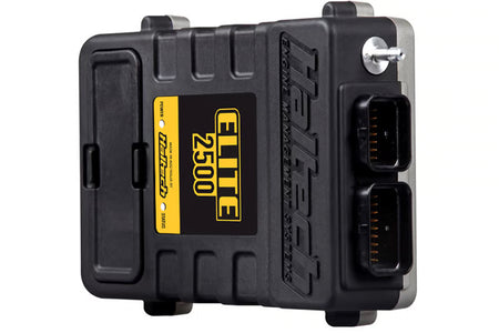 Haltech Elite 2500 ECU with plug and pin set for universal automotive engine control and tuning applications.