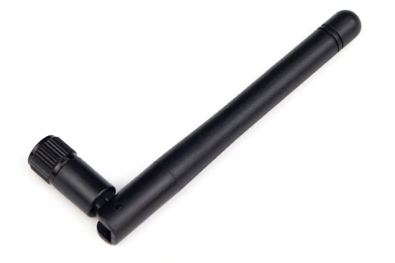 Haltech Wi-Fi antenna, 108mm length, 2.4GHz, accessory for Nexus series vehicle ECU, with black plastic casing and connector